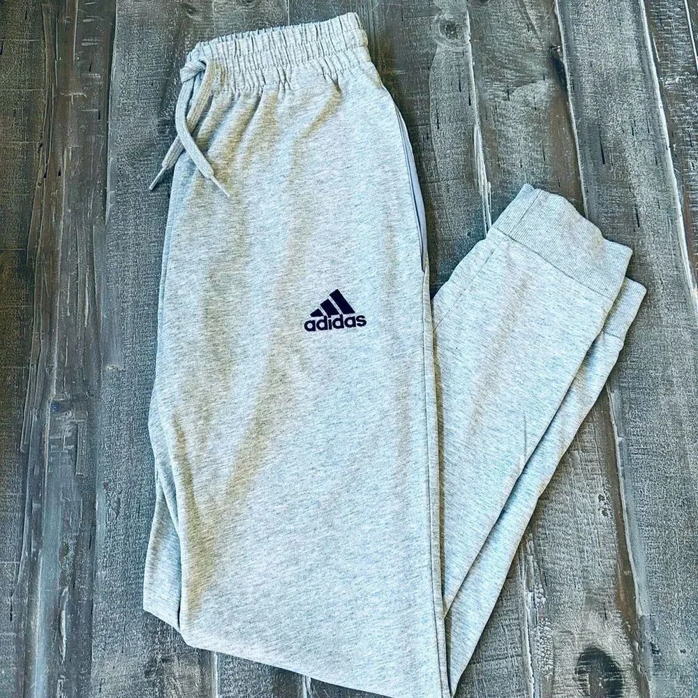 Adidas Heather Gray Active Lounge Sweatpants XS